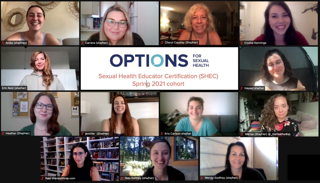 SHEC Graduates - Options for Sexual Health